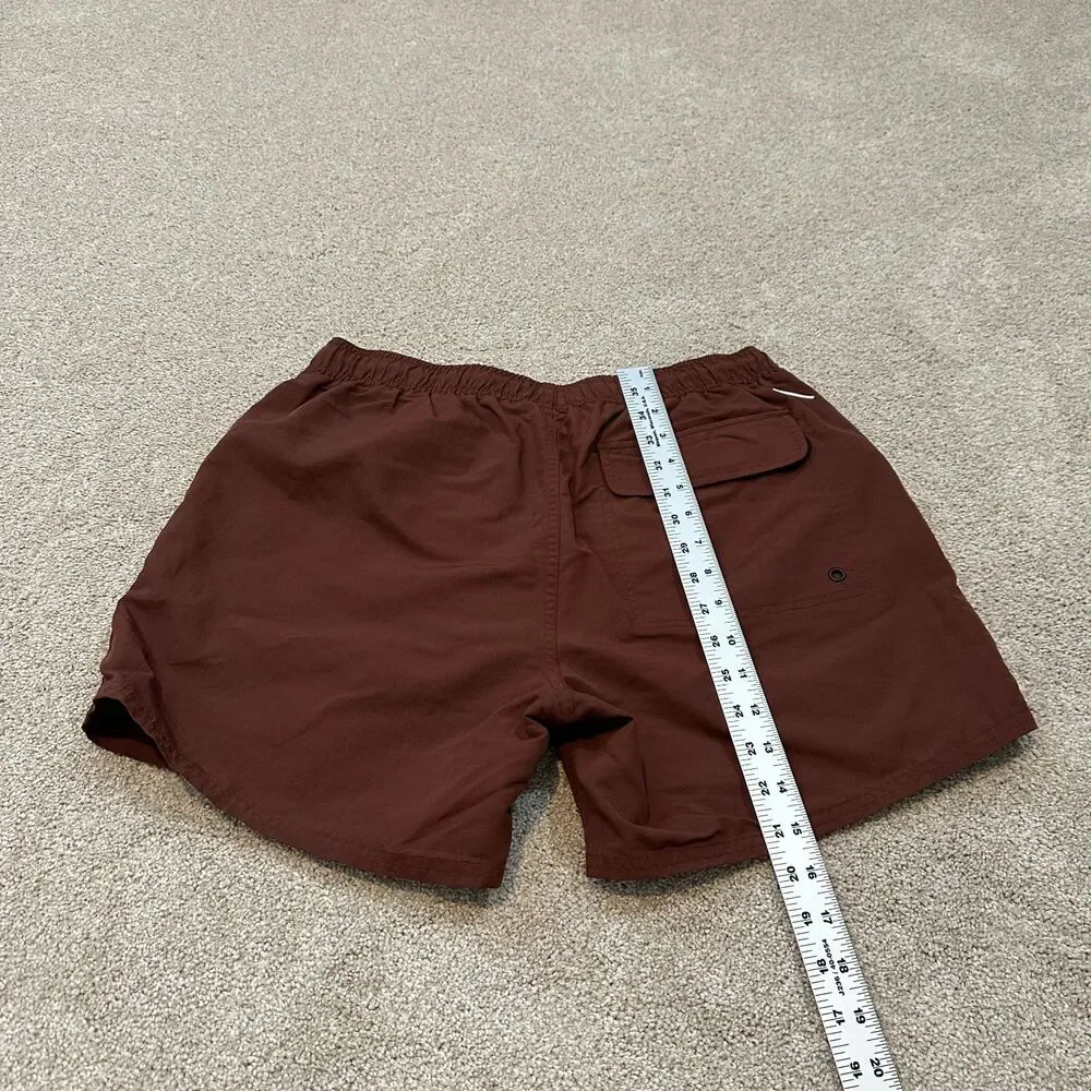 Saturdays NYC Talley Swim Short in Brown Size M